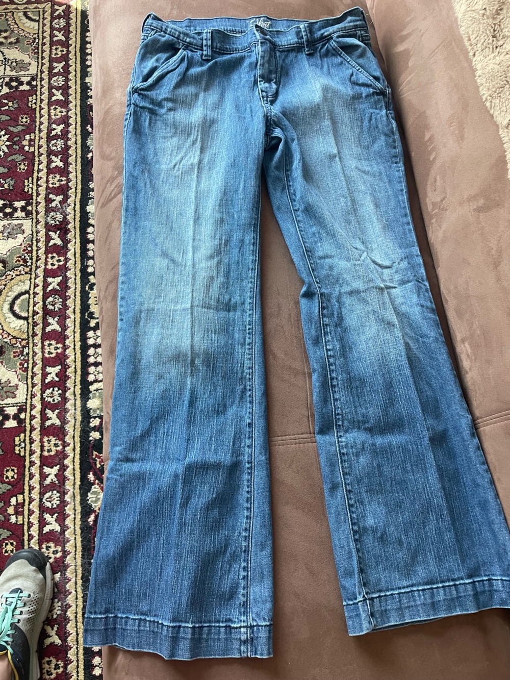 Old Navy Blue Women's Flare Jeans - Light Wash
